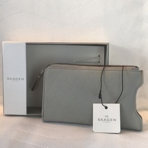 Skagen Leather Phone Wallet